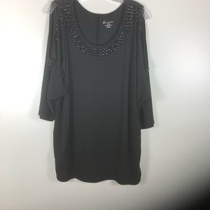 Lane Bryant cold shoulder embellished  siz…